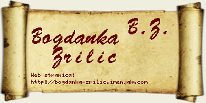 Bogdanka Zrilić vizit kartica